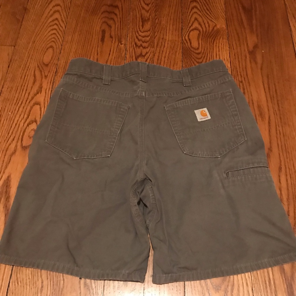 Men’s carhartt shorts denim material